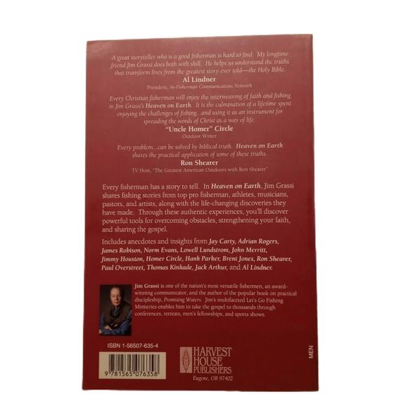 Heaven on Earth Lifechanging Stories of Fishing and Faith J Grassi SIGNED Book - Picture 2 of 7